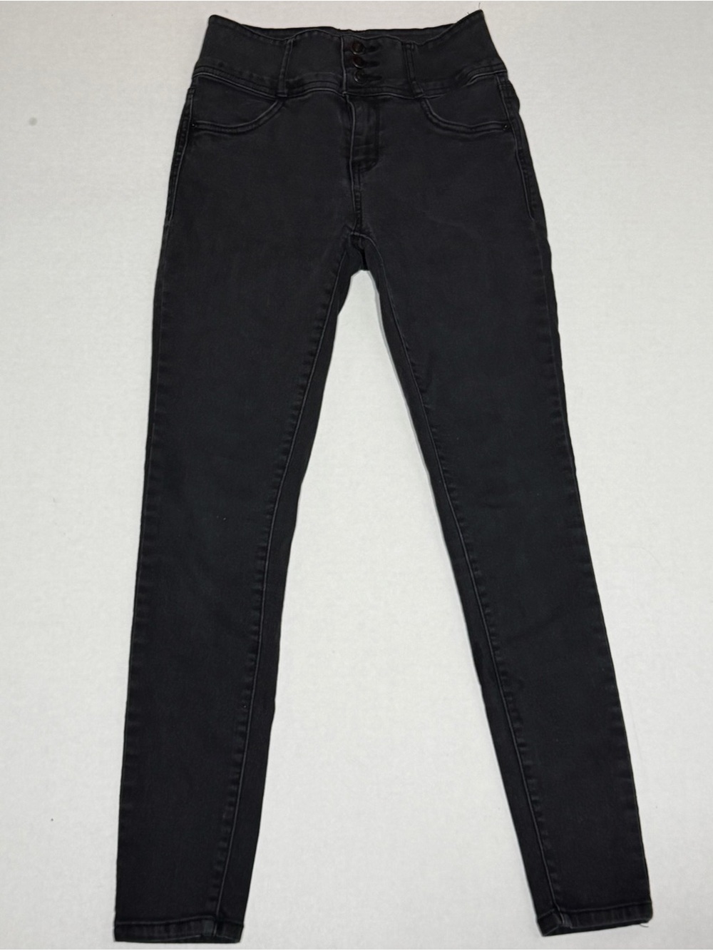 Wallflower Black High-Rise Skinny Jeans (size 5)